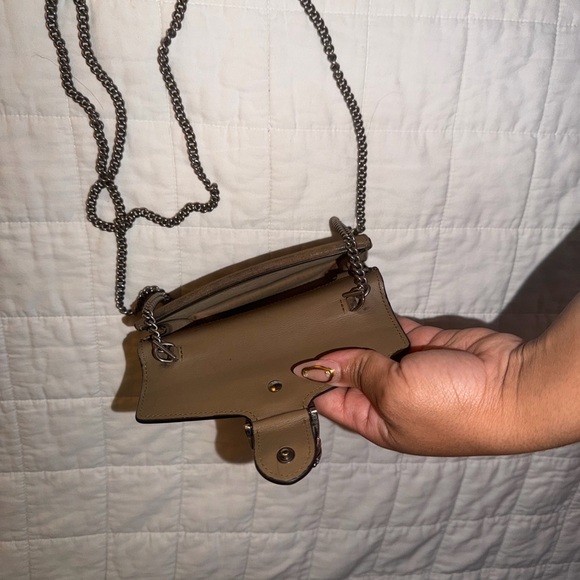 Gucci Beige and Brown Clutch with Silver Accent - Picture 8 of 8